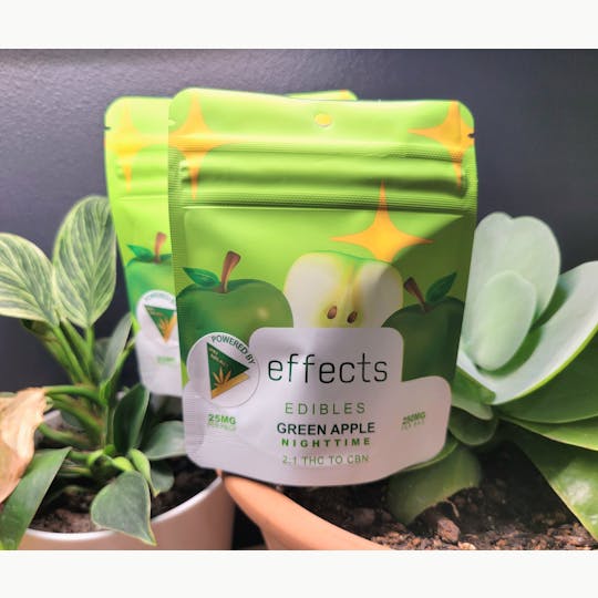 Noble Labs - Noble Labs - Effects Nighttime Gummies 25 mg/10 pack | Green Apple - 1