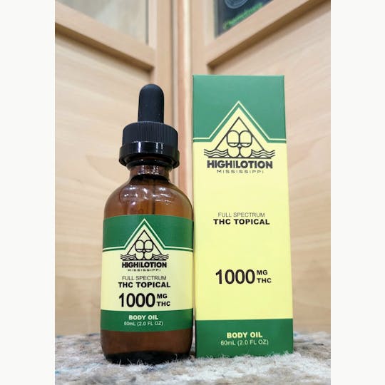 Noble Labs - Noble Labs - High Lotion Body Oil - 1000mg THC - 1