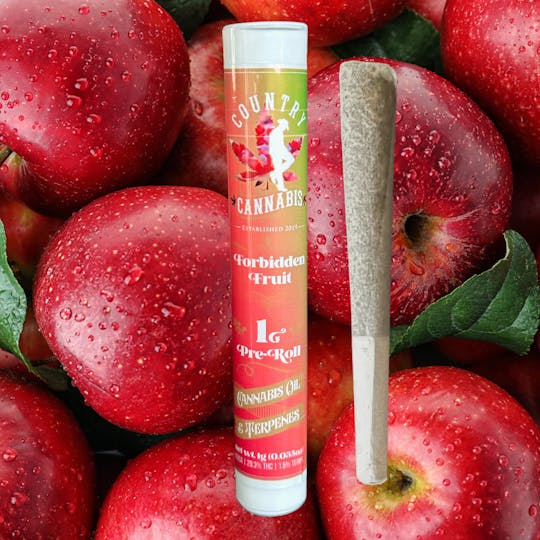 Country Cannabis - Forbidden Fruit | Infused Pre-Roll | 1G - 1