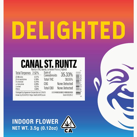 Delighted - Canal St Runtz - 3.5g - 1