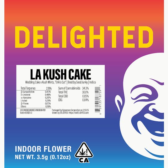 Delighted - LA Kush Cake - 3.5g - 1