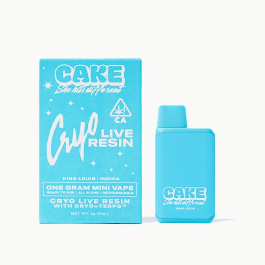 CAKE she hits different - Cryo Live Resin MINI - King Louis - Hybrid - 1g - 1