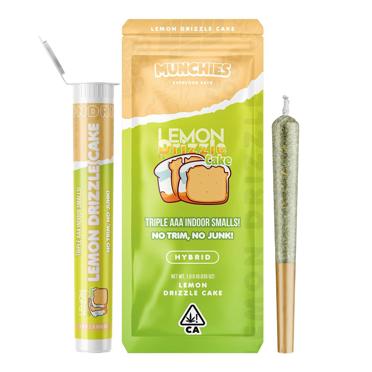 Munchies - Pre Roll 1G Lemon Drizzle Cake - 1