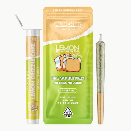 Munchies - Pre Roll 1G Lemon Drizzle Cake - 1