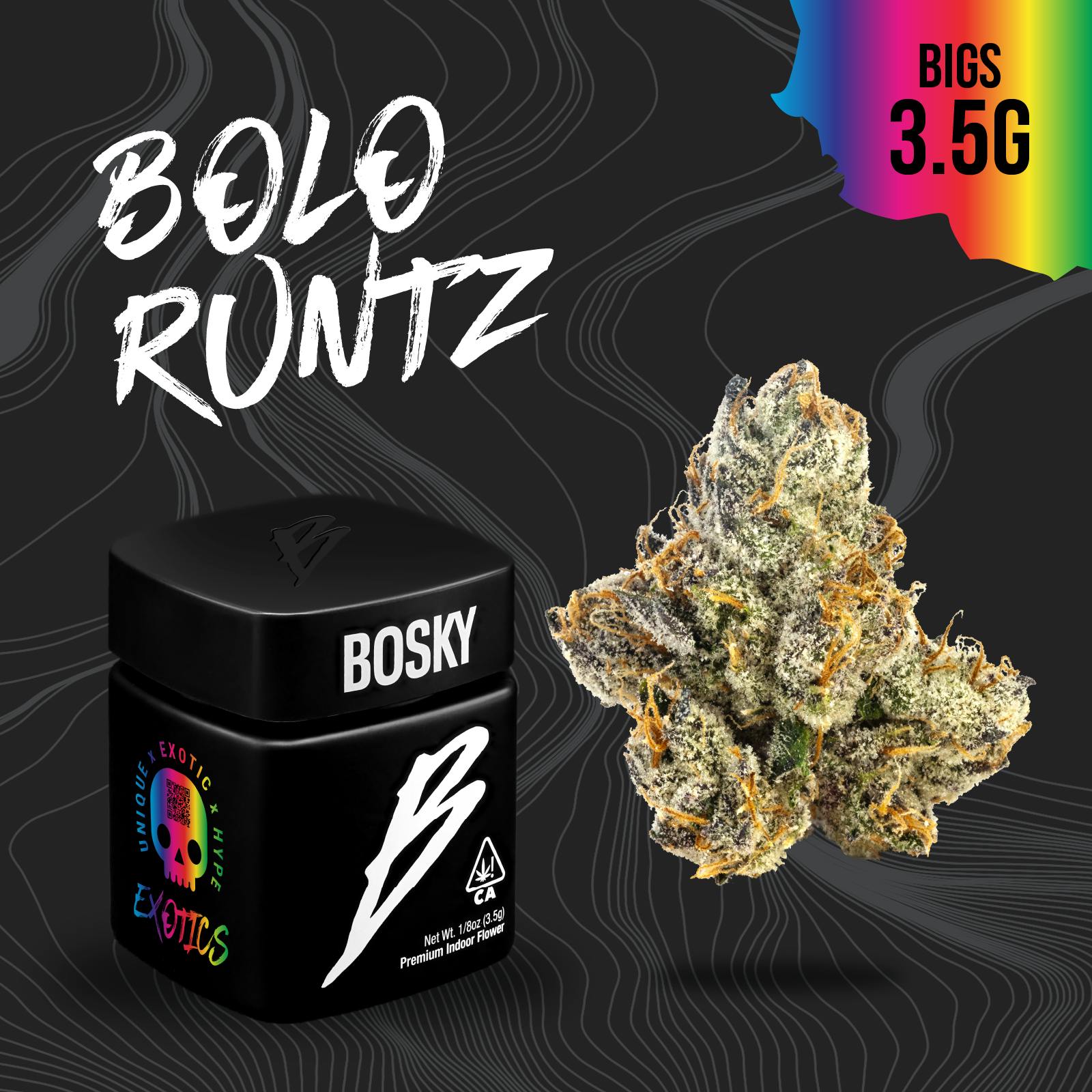 Bosky Genetics - BOSKY | Bolo Runtz | Big Buds | Exotics | 3.5g - 1