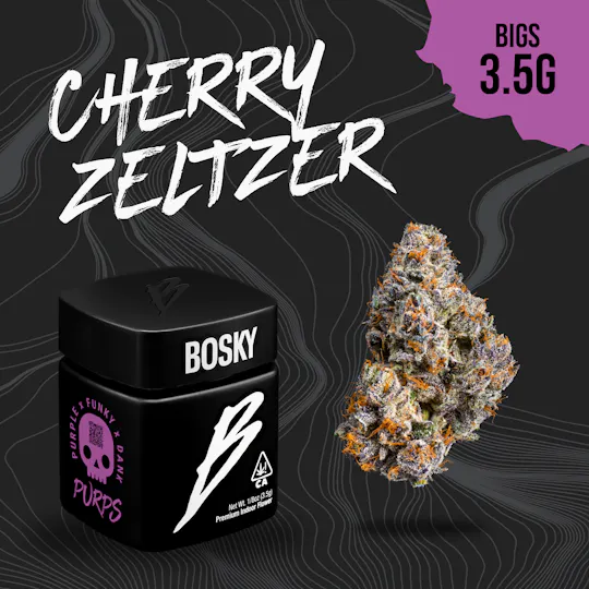 Bosky Genetics - BOSKY | Cherry Zeltzer | Big Buds | Purps | 3.5g - 1