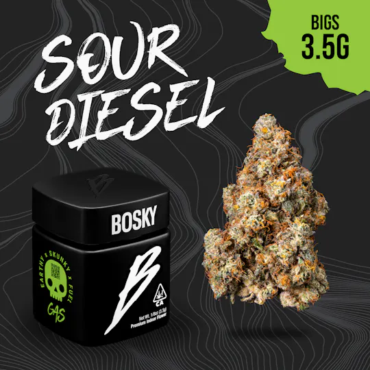 Bosky Genetics - BOSKY | Sour Diesel | Big Buds | Gas | 3.5g - 1