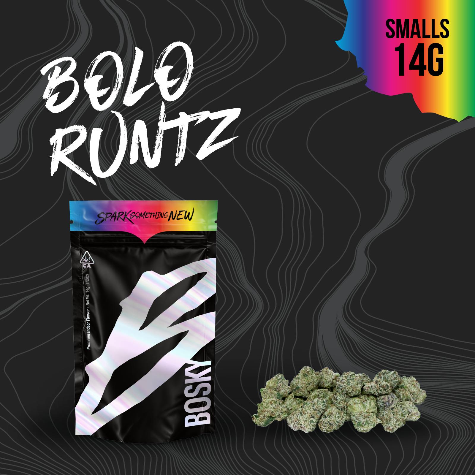 Bosky Genetics - BOSKY | Bolo Runtz | Small Buds | Exotics | 14g - 1