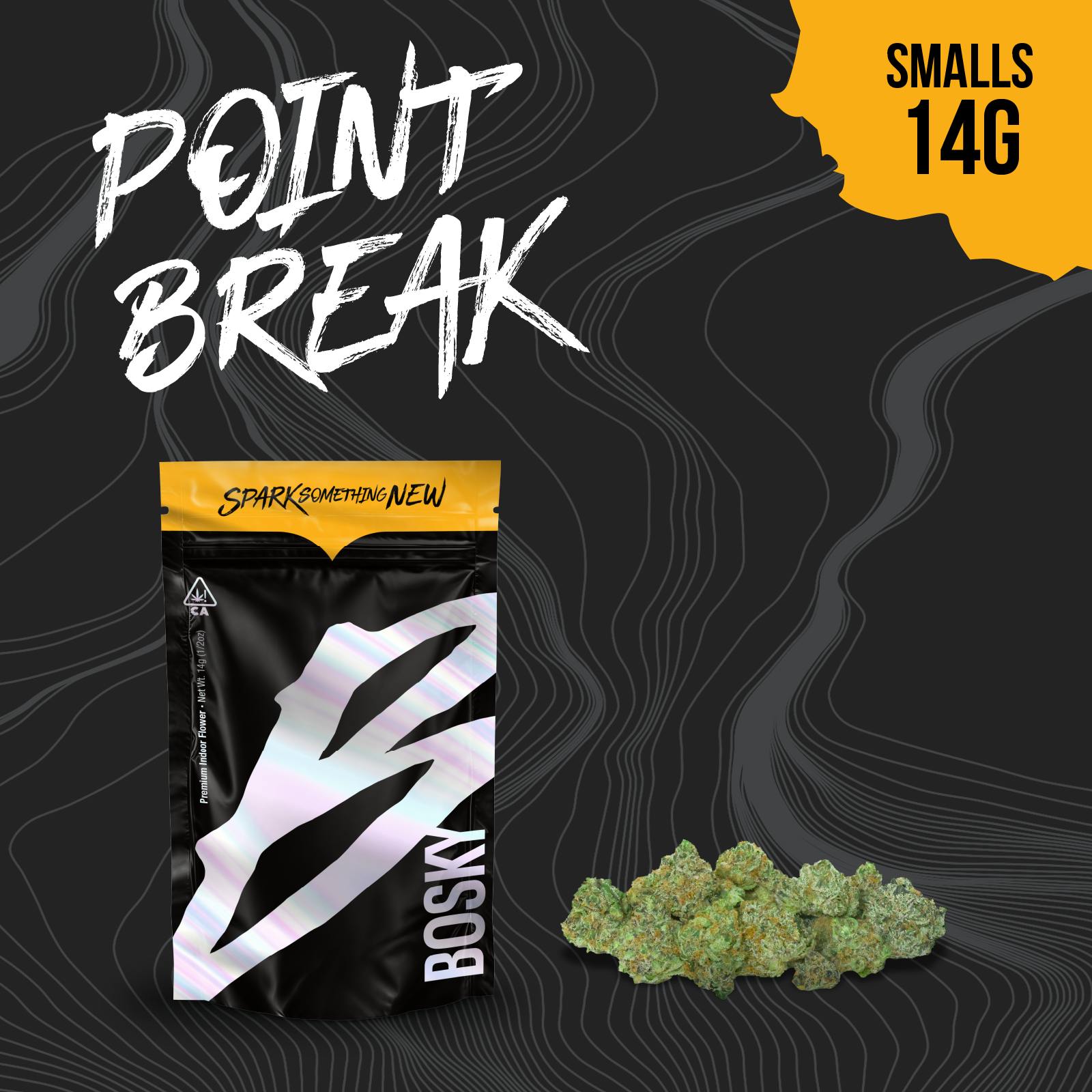 Bosky Genetics - BOSKY | Point Break | Small Buds | Citrus | 14g - 1