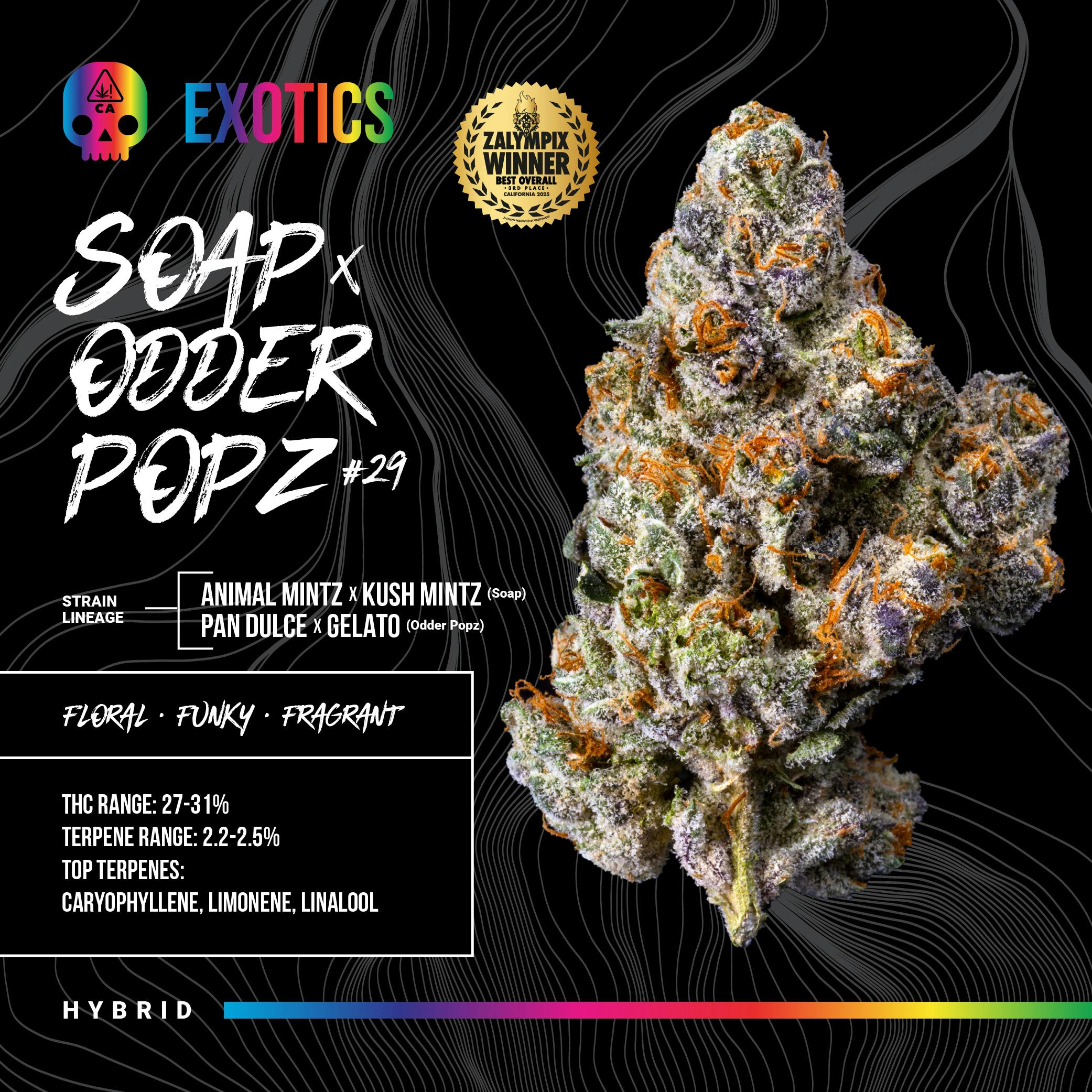 Bosky Genetics - BOSKY | Soap x Odder Popz #29 | Big Buds | 14g - 1