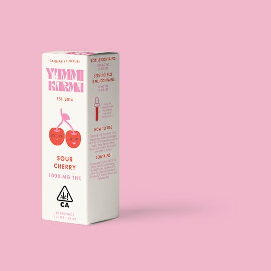 Yummi Karma - Yummi Karma Drops - Sour Cherry 1000mg THC - 1