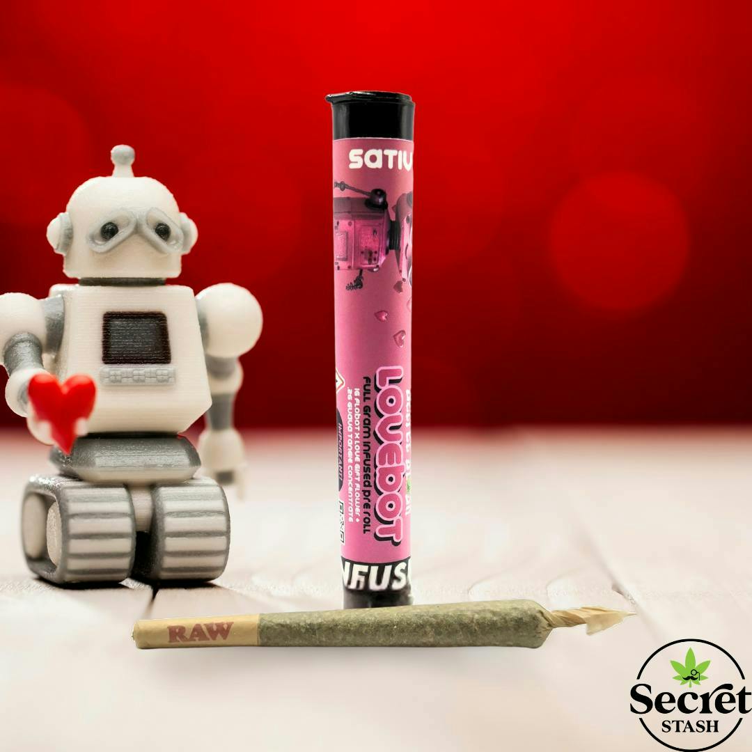 Secret Stash - Secret Stash | Infused Donut Pre Roll | Lovebot | 1.2g - 1