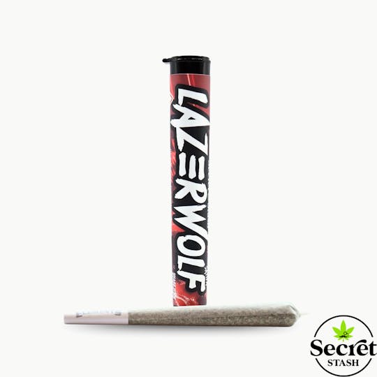 Secret Stash - Secret Stash | Full Bud Pre Roll | Lazer Wolf | 1.2g - 1