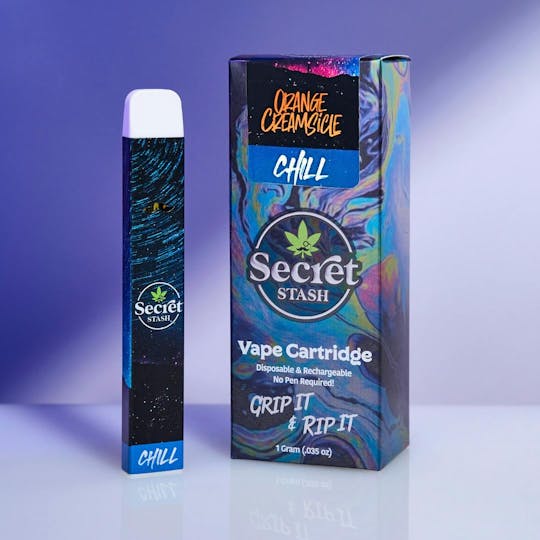 Secret Stash - Secret Stash | Disposable Cart | Chill | Orange Creamsicle | 1g (NEW) - 1