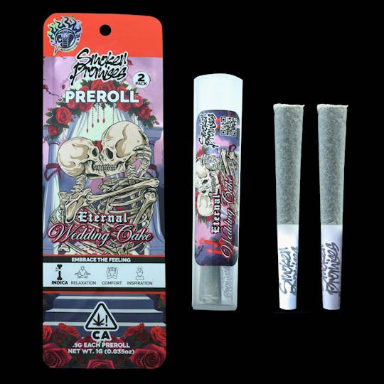 Smoken Promises - Eternal Wedding Cake | Pre Roll Pack | 1g (2 x 0.5g) - 1