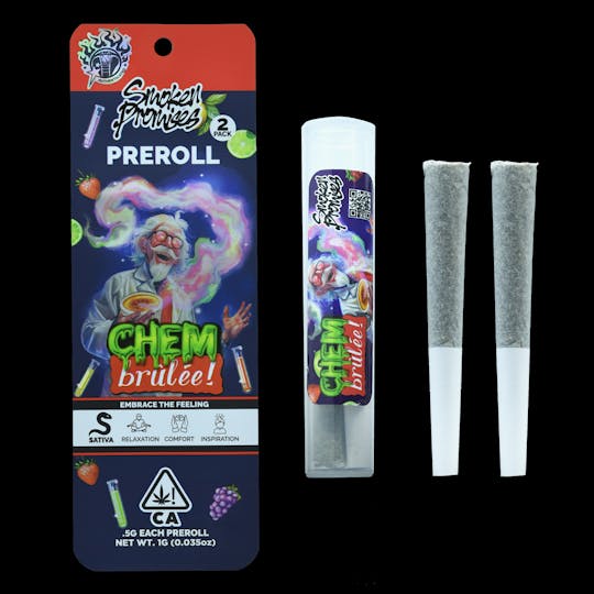 Smoken Promises - Chem Brulee | Pre Roll Pack | 1g (2 x 0.5g) - 1