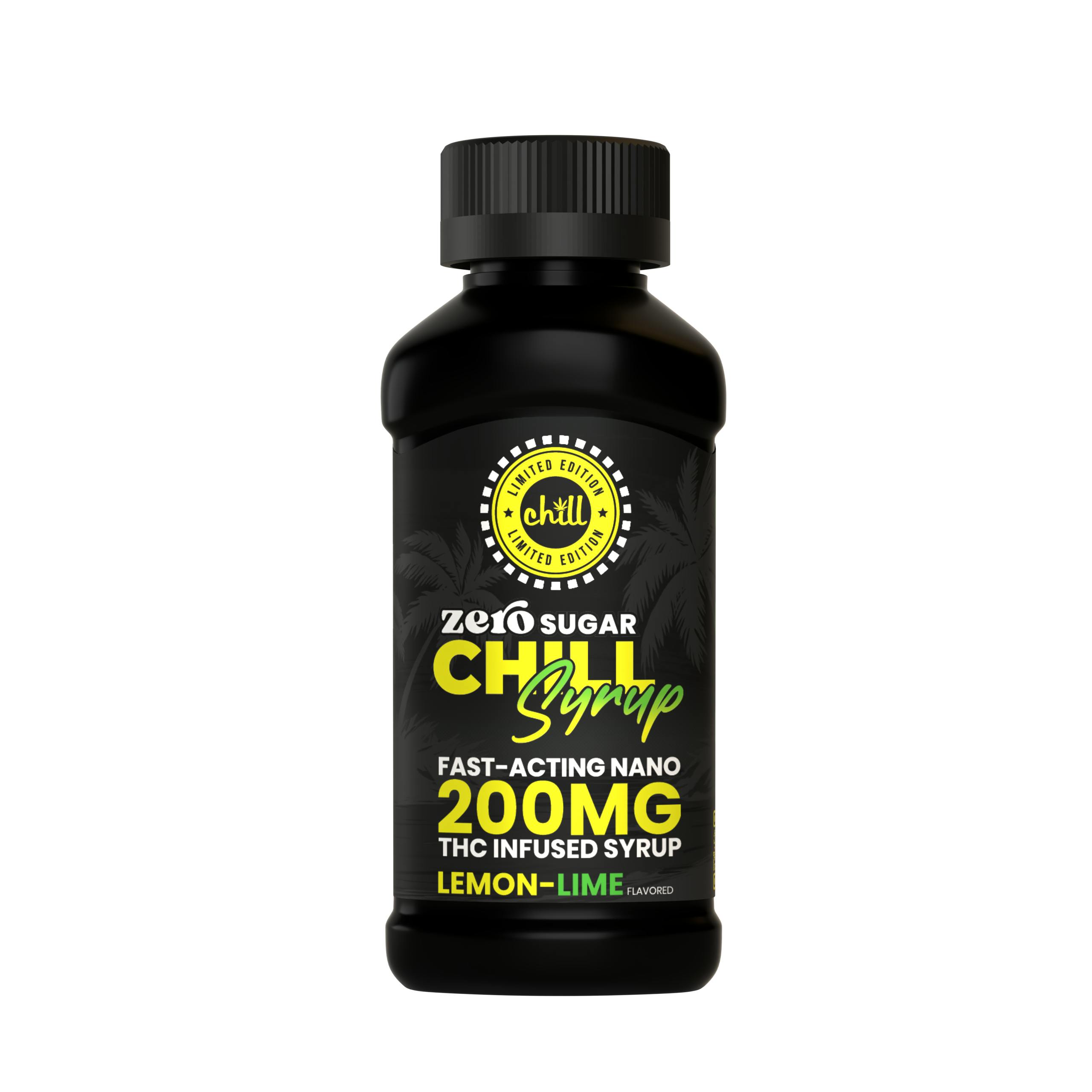 Chill Medicated - Lemon-Lime | ZERO Sugar 200mg THC Syrup | Chill Medicated | REC - 1