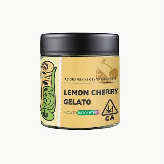 Greenline - Lemon Cherry Gelato - 1/8 oz - Indoor - Indica Hybrid - 3.5g - 1