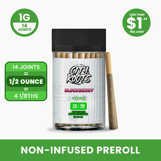 City Roots - Blockberry (Hybrid) 14pk Prerolls 14g - 1
