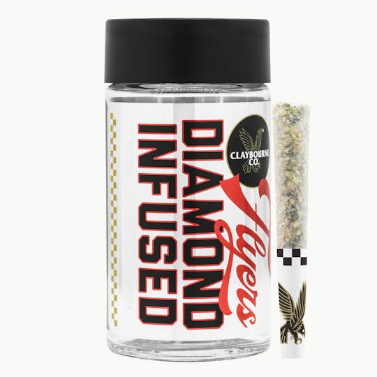 Claybourne Co. - Cherry Hearts (2.5g) - Diamond Infused Flyers - 1