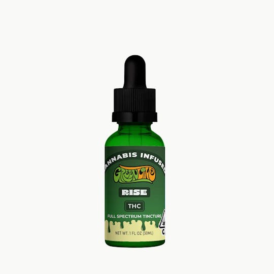 Greenline - RISE Tincture | 1000mg THC | MCT Oil + Full-Spectrum RSO - 1