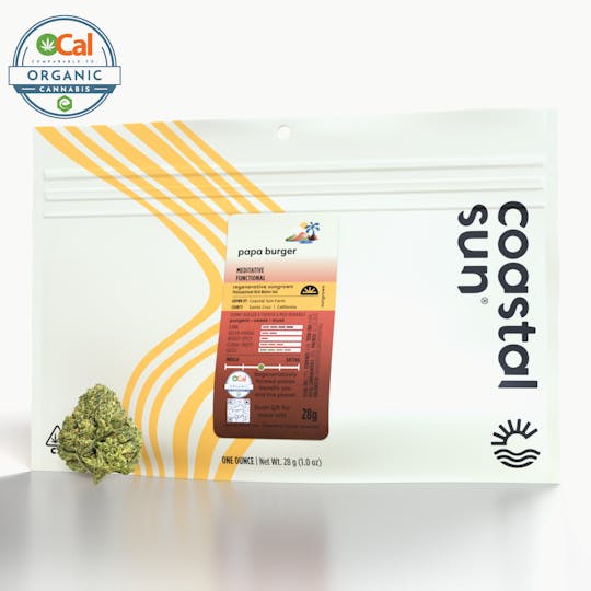 Coastal Sun - Papa Burger Sungrown Flower 28g - 1