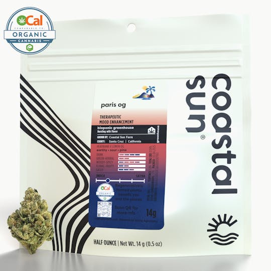 Coastal Sun - Paris OG Greenhouse Flower 14g - 1