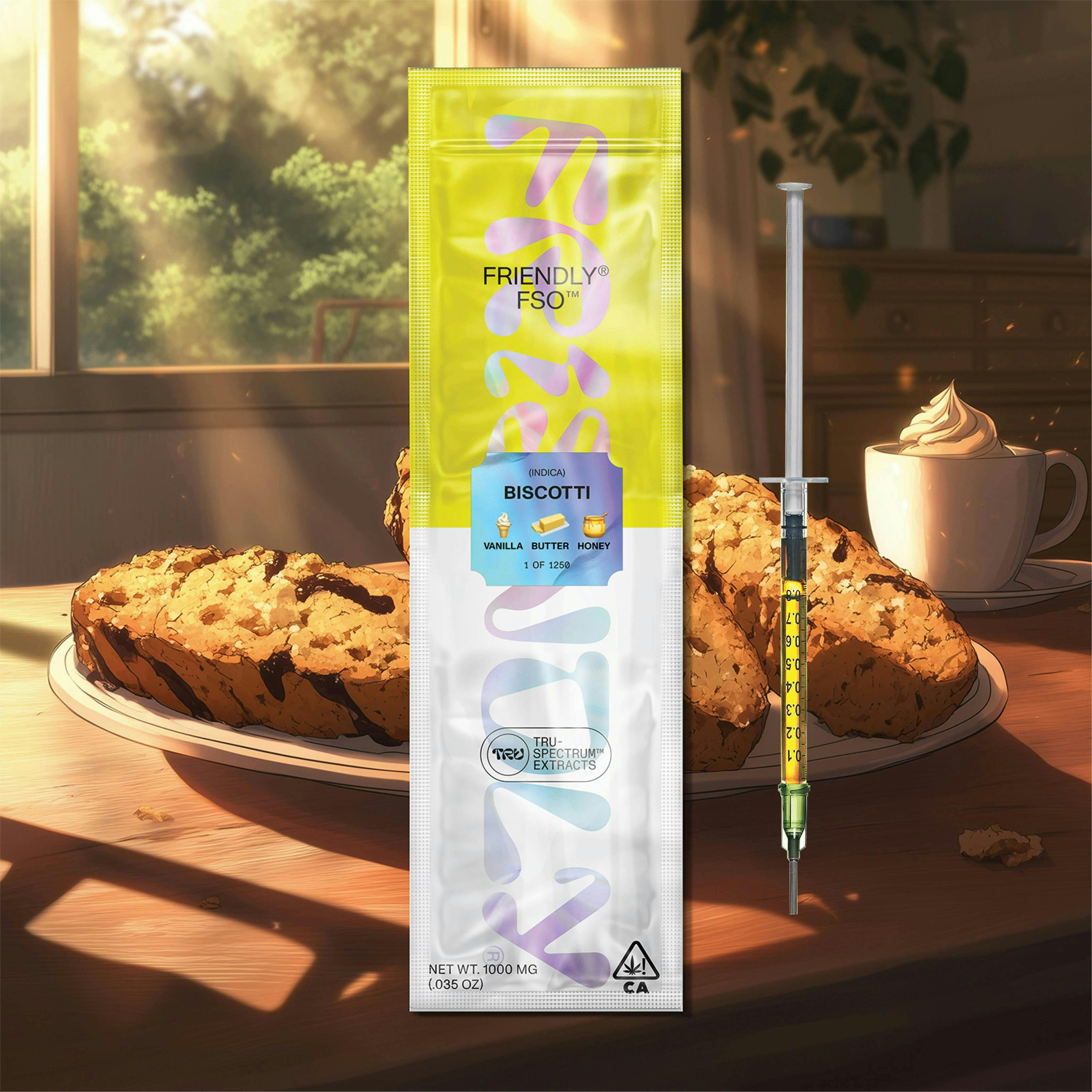 Friendly Brand - Friendly Brand | Live Resin Applicator | Biscotti | Extract Oils | 1g - 1