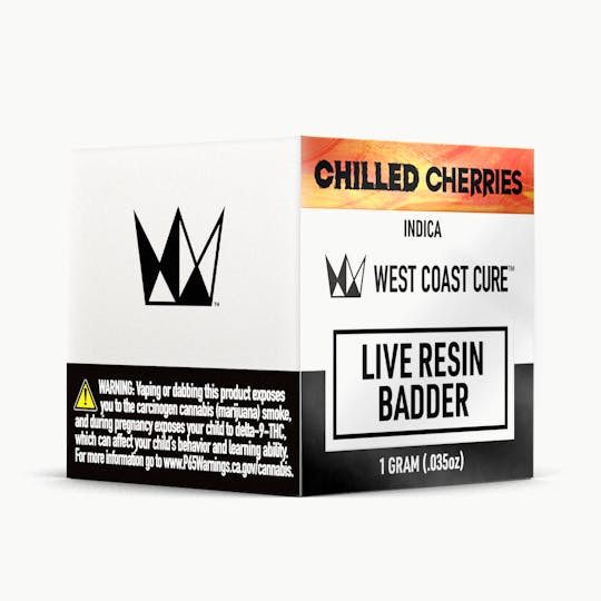 West Coast Cure - Chilled Cherries Live Resin Badder - 1