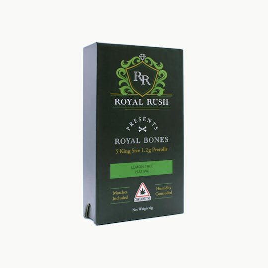 Royal Rush - Royal Bones 1.2 Preroll - Lemon Tree (5CT) (S) - 1