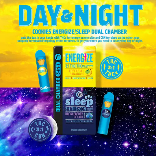 Cookies - Cookies | Energize & Sleep | Dual Terp Disposable | 1g - 1