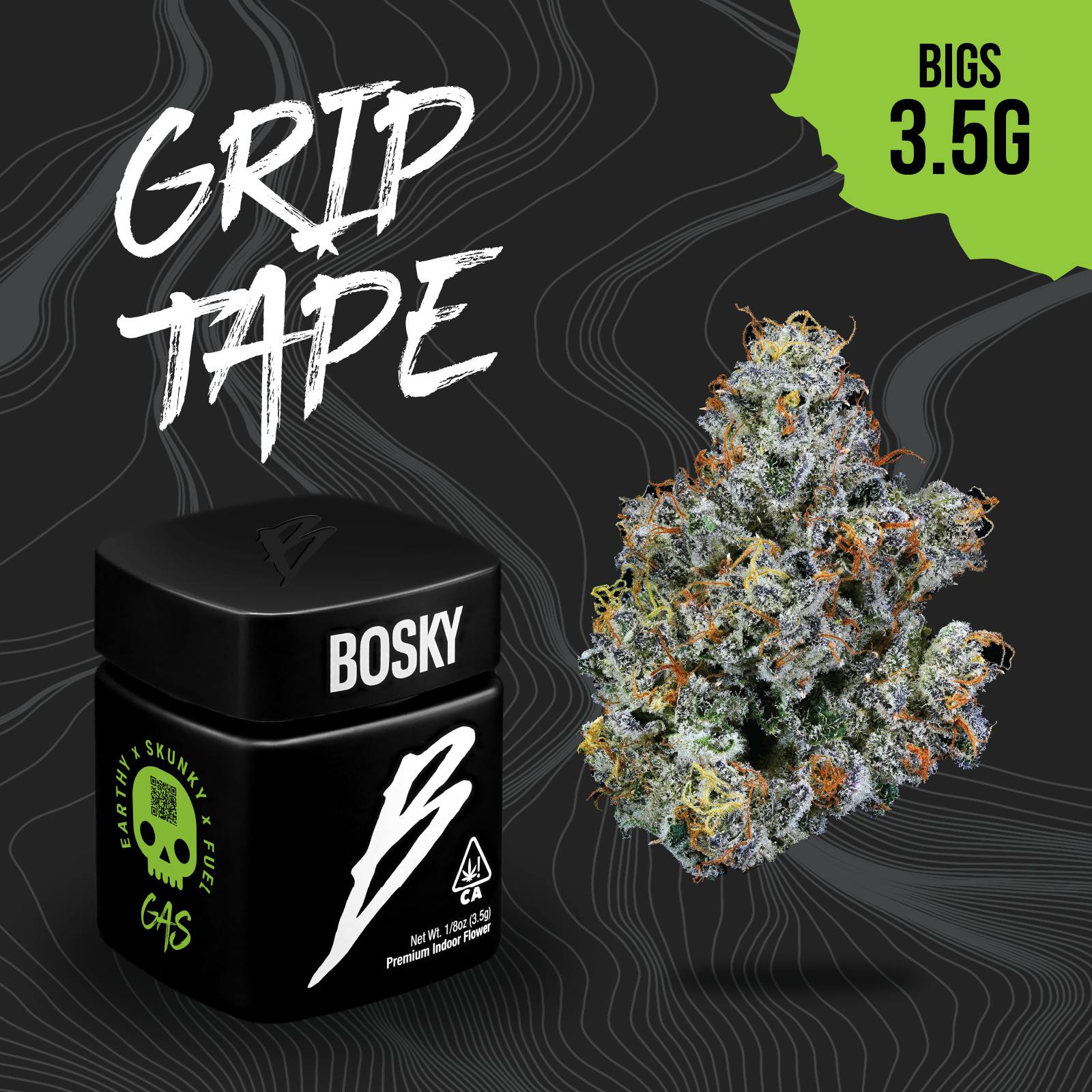 Bosky Genetics - BOSKY | Grip Tape | Big Buds | Gas | 3.5g - 1