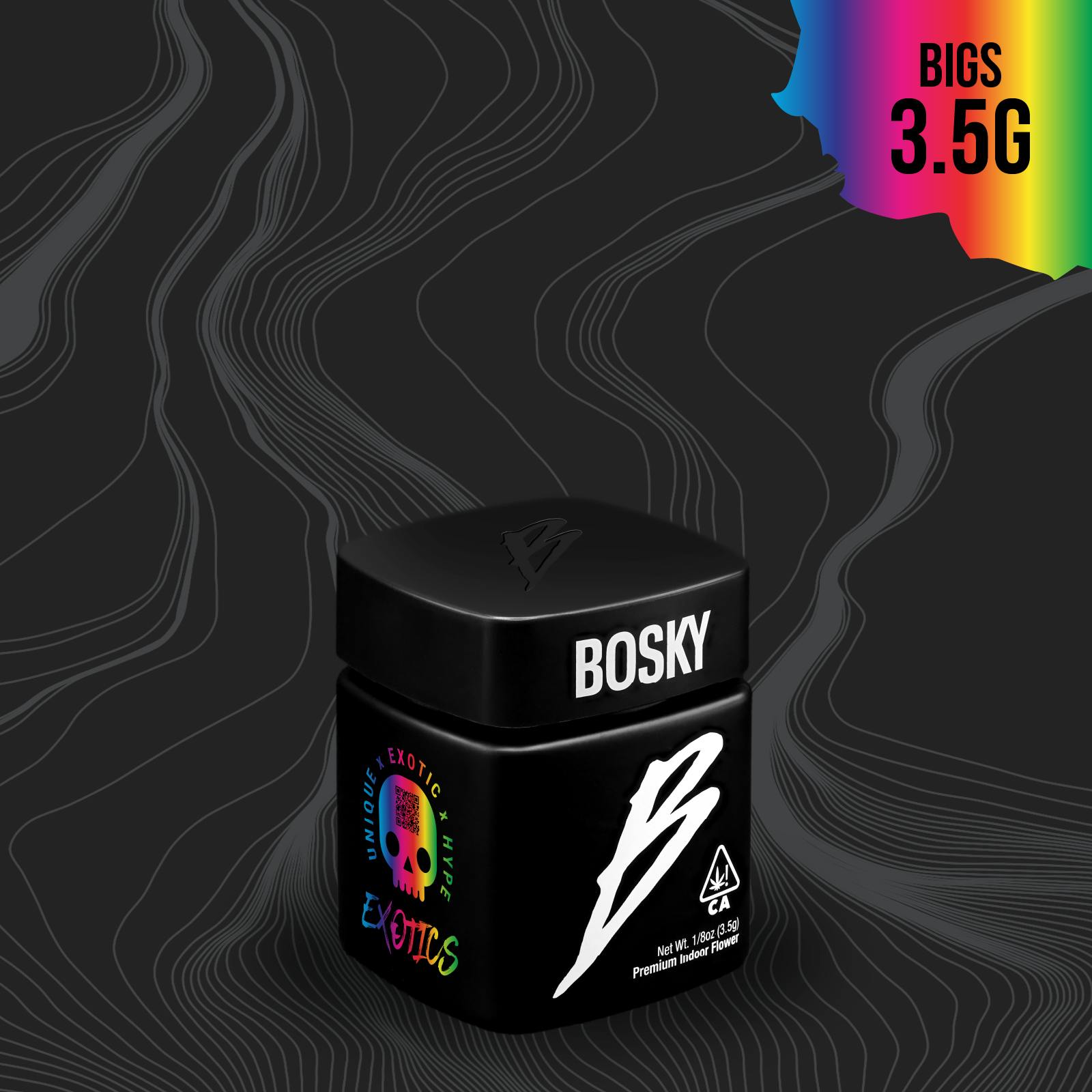 Bosky Genetics - BOSKY | Cherry Ztripez | Big Buds | Exotics | 3.5g - 1