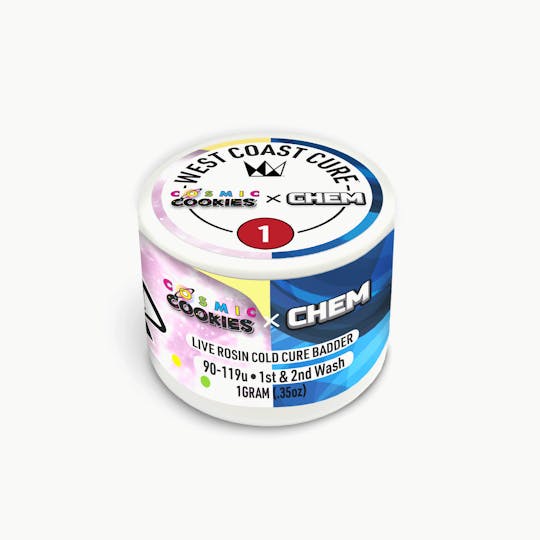 West Coast Cure - Cosmic Cookies x Chem Live Rosin Cold Cure Badder - T1 - 1