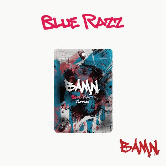 BAMN - Blue Razz Gummies | 200mg (4 x 50mg) - 1