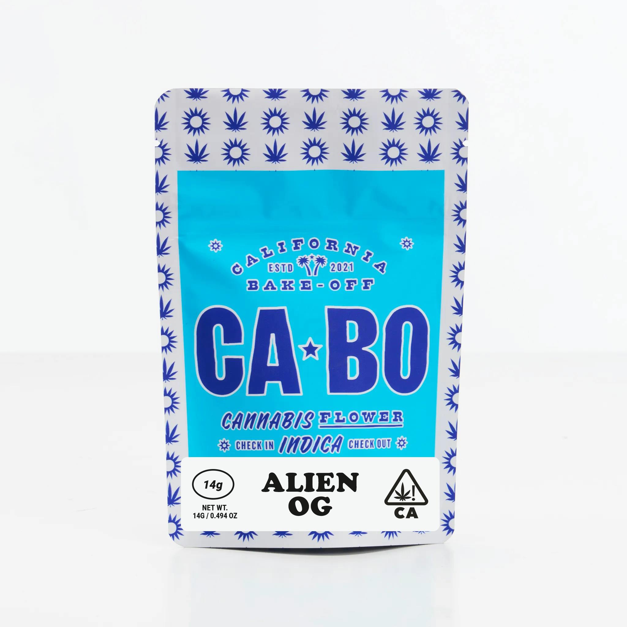 CABO - CABO Diamond Dust Infused 14g Flower - Alien OG - Indica - 1