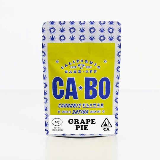 CABO - CABO Diamond Dust Infused 14g Flower - Grape Pie - Sativa - 1