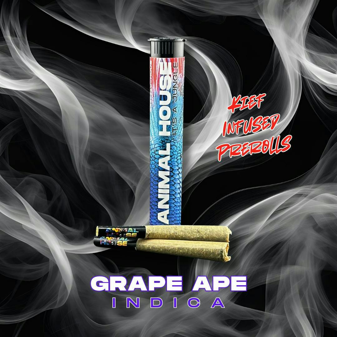 Animal House - Animal House | Grape Ape | Infused Joints | 0.75g each | 2pk - 1