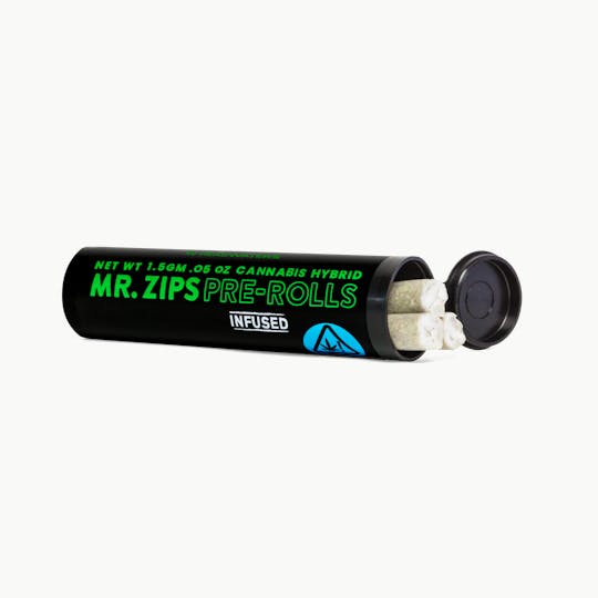 MR. ZIPS - MR. ZIPS | Gush Mintz | 1.5g Infused Prerolls - 1