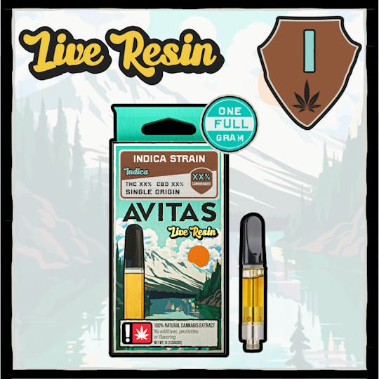 Avitas - Florida Kush Live Resin Cartridge 1g - 1