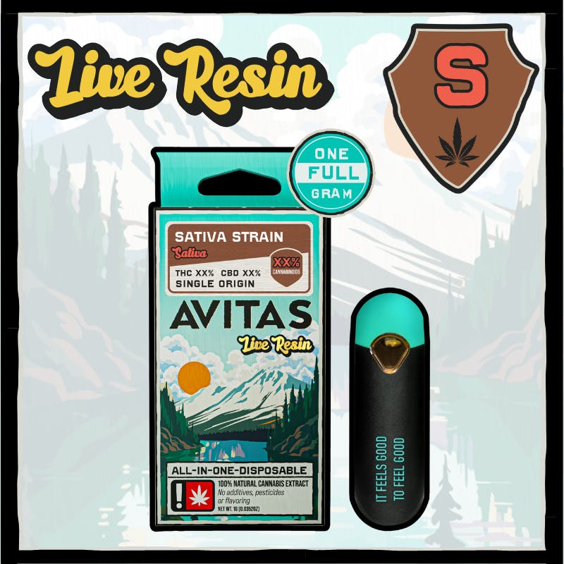 Avitas - Banana Cake Live Resin All in One 1g - 1