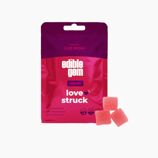 Edible Gem - Edible Gem | Lovestruck | Live Resin Gummies | Cherry - 1
