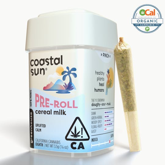 Coastal Sun - Cereal Milk Greenhouse 0.35g Pre-Roll 10pk 3.5g - 1