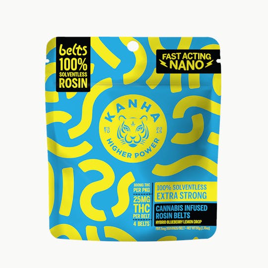 KANHA - KANHA | Rosin Belts | Blueberry Lemon Drop | Hybrid | 4-pack - 1