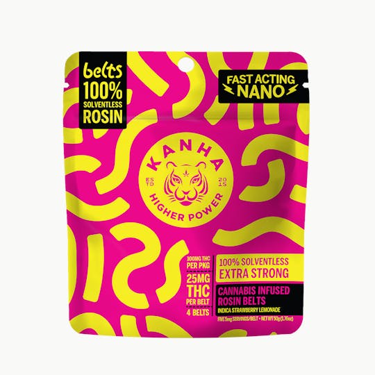 KANHA - KANHA | Rosin Belts | Strawberry Lemonade | Indica | 4-pack - 1