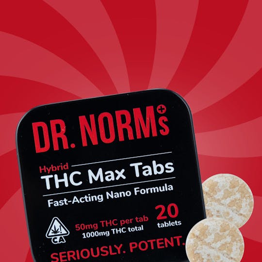 Dr. Norm's - THC Hybrid MAX Tablets - 1