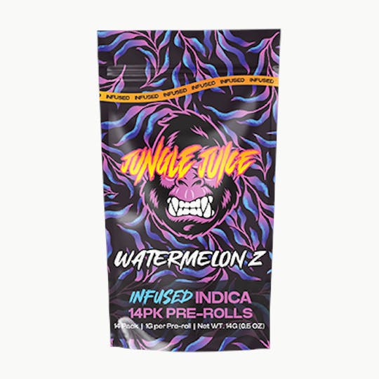 Jungle Juice - Jungle Juice - Watermelon Z - 14 pk (1g) Infused Pre-Rolls - 1