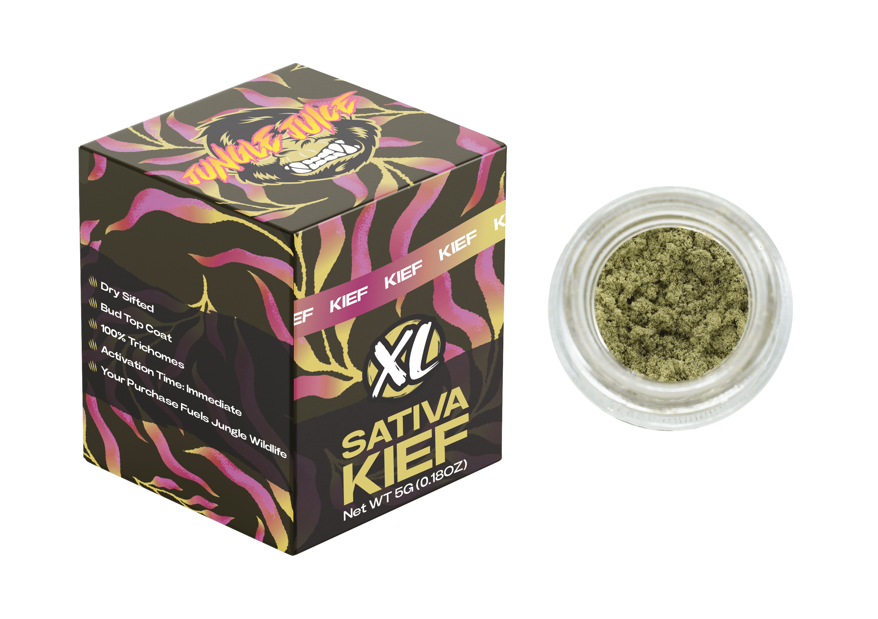 Jungle Juice - Jungle Juice | Sativa | Kief | Solventless | 5g - 1