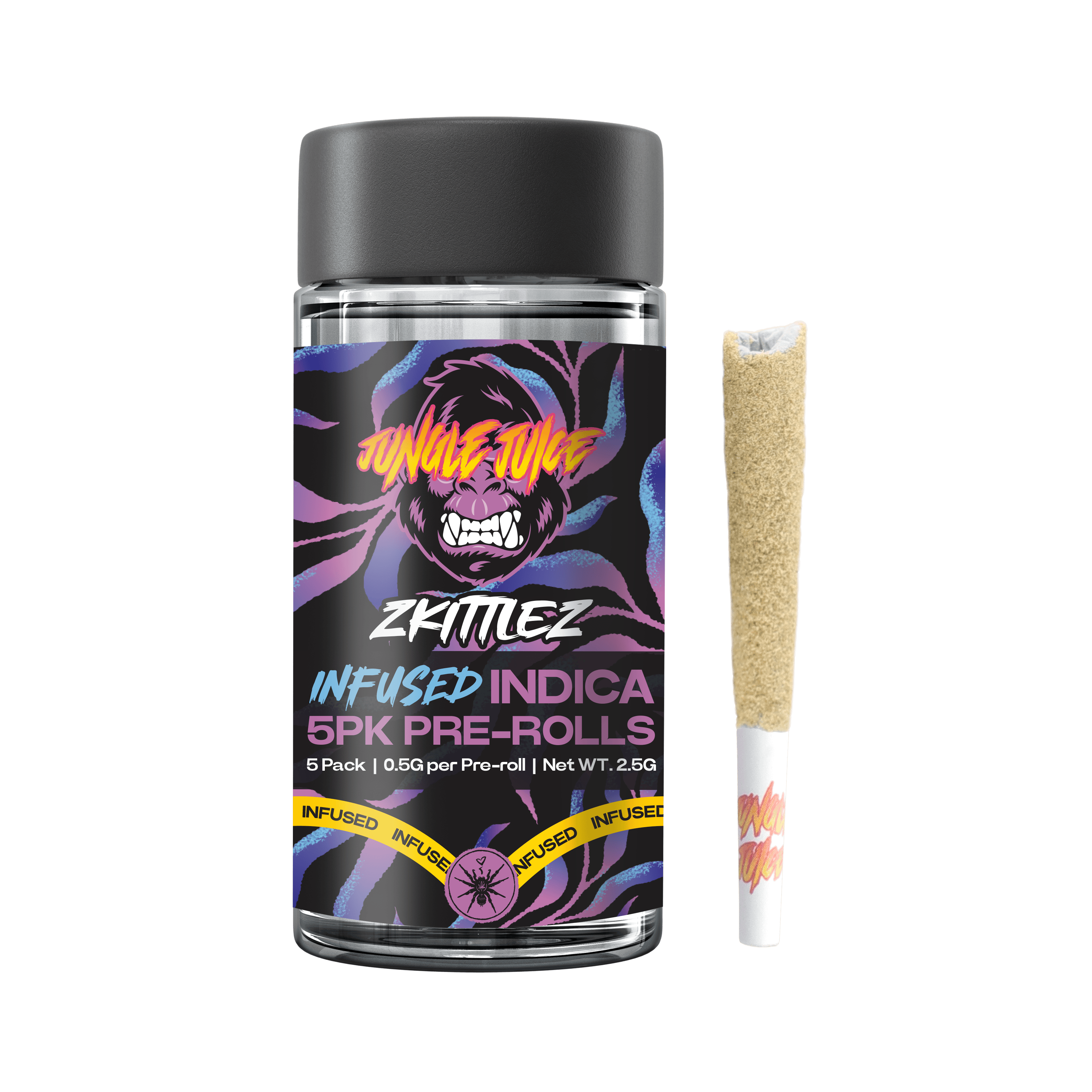 Jungle Juice - Jungle Juice | Zkittlez | Mini | 0.5g | 5pk - 1