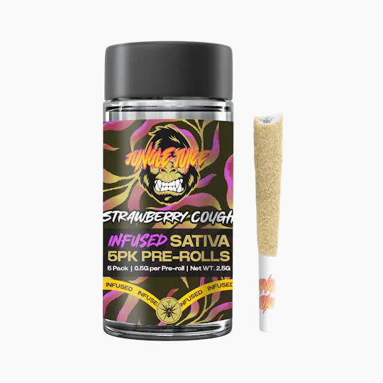 Jungle Juice - Jungle Juice | Strawberry Cough | Mini | 0.5g | 5pk - 1